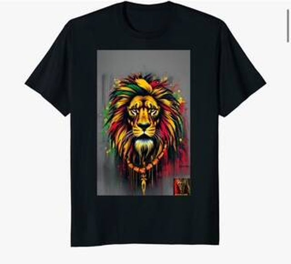 Jamaica Rasta Lion (Men's) Black