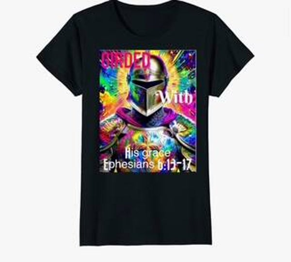 Girded With His Grace Women's (Black)