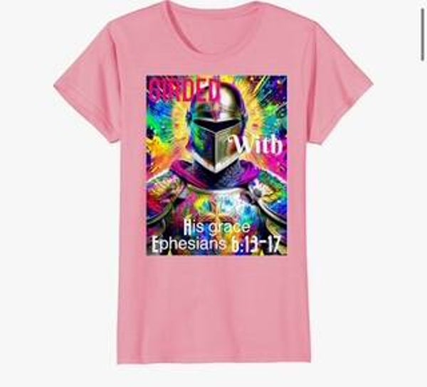 Girded With His Grace Women's (Pink)