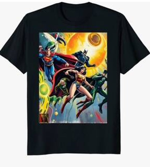 Justice League #2 (Men's) Black