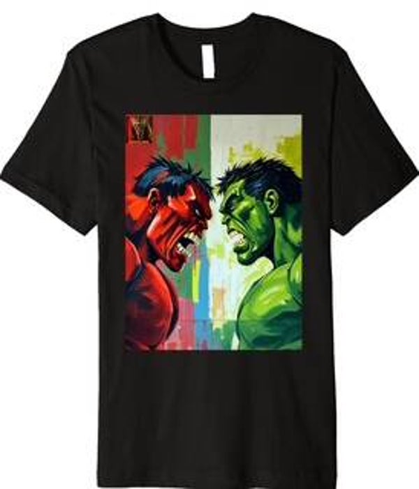 Hulk vs. Hulk (Faceoff) Men's -Black