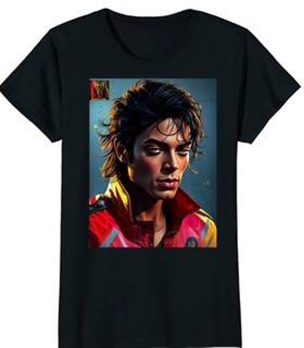 Music Legends: Michael Jackson (Women's) Black
