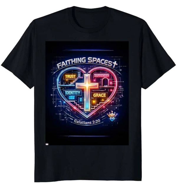 Faithing Spaces -Neon Blueprint of Faith- (Men's)