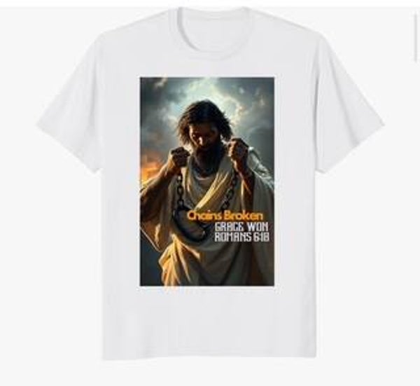 Chains Broken. Grace Won. (Men's) White