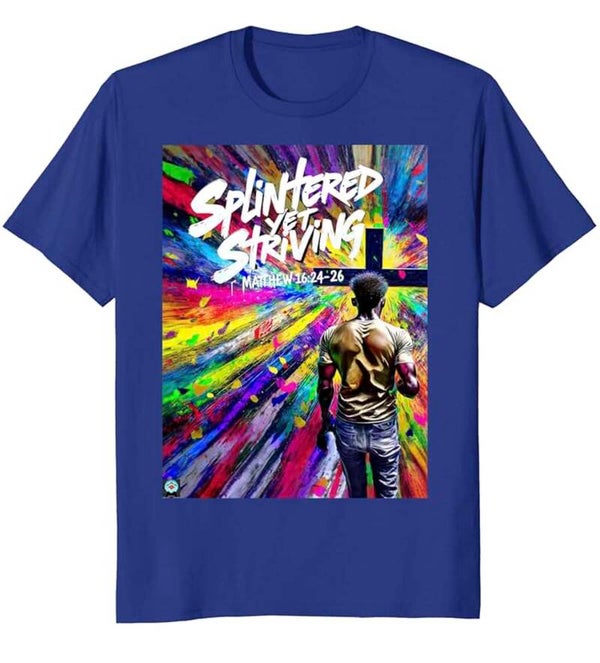 Splintered Yet Striving (Men's) -Blue-