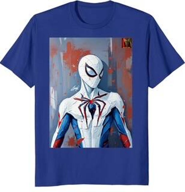 Red, White & True Spider Man (Men's) Blue