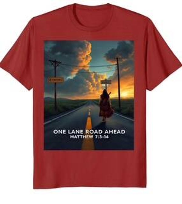 One Lane Road Ahead (Men's) Red