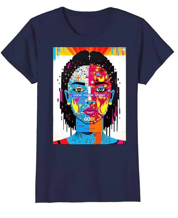 Graced. Original. Diligent. -Navy- (Women's)