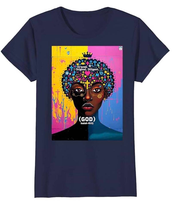 Graced. Original. Diligent -Navy #2- (Women's)