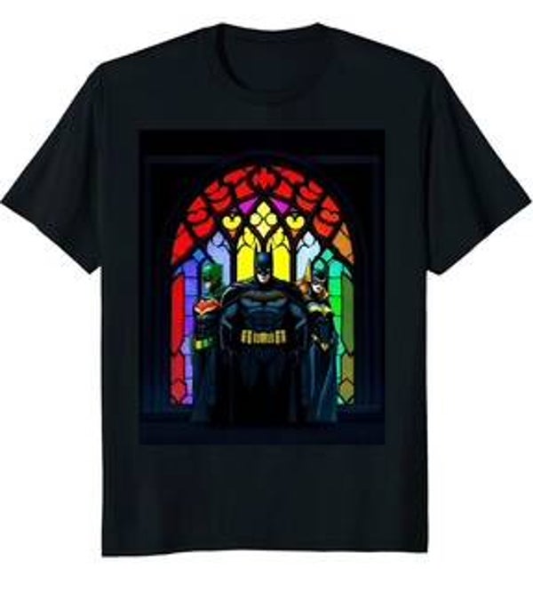 Batman (Stained Glass Remix) #1 Men's