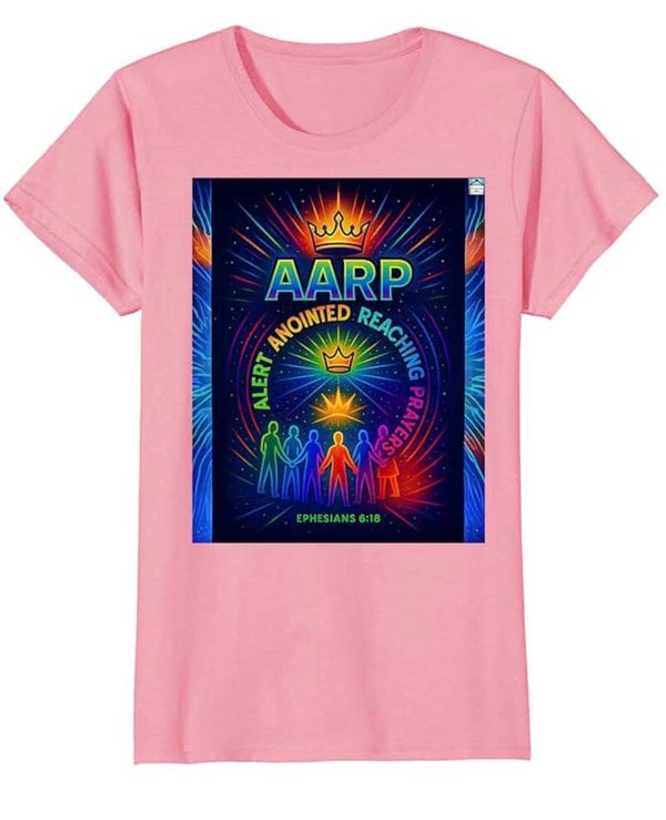 AARP -Crowned Circle Prayer Burst #1- (Women's)
