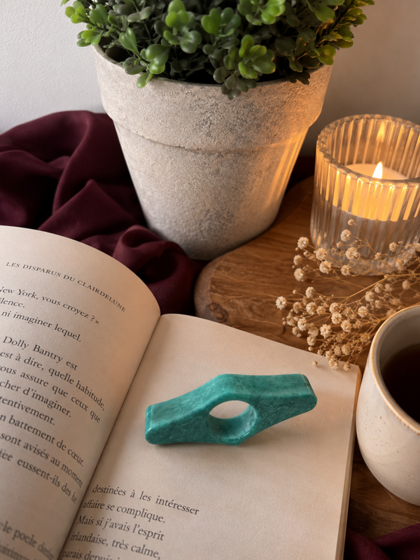 BAGUE DE LECTURE - EMERAUDE