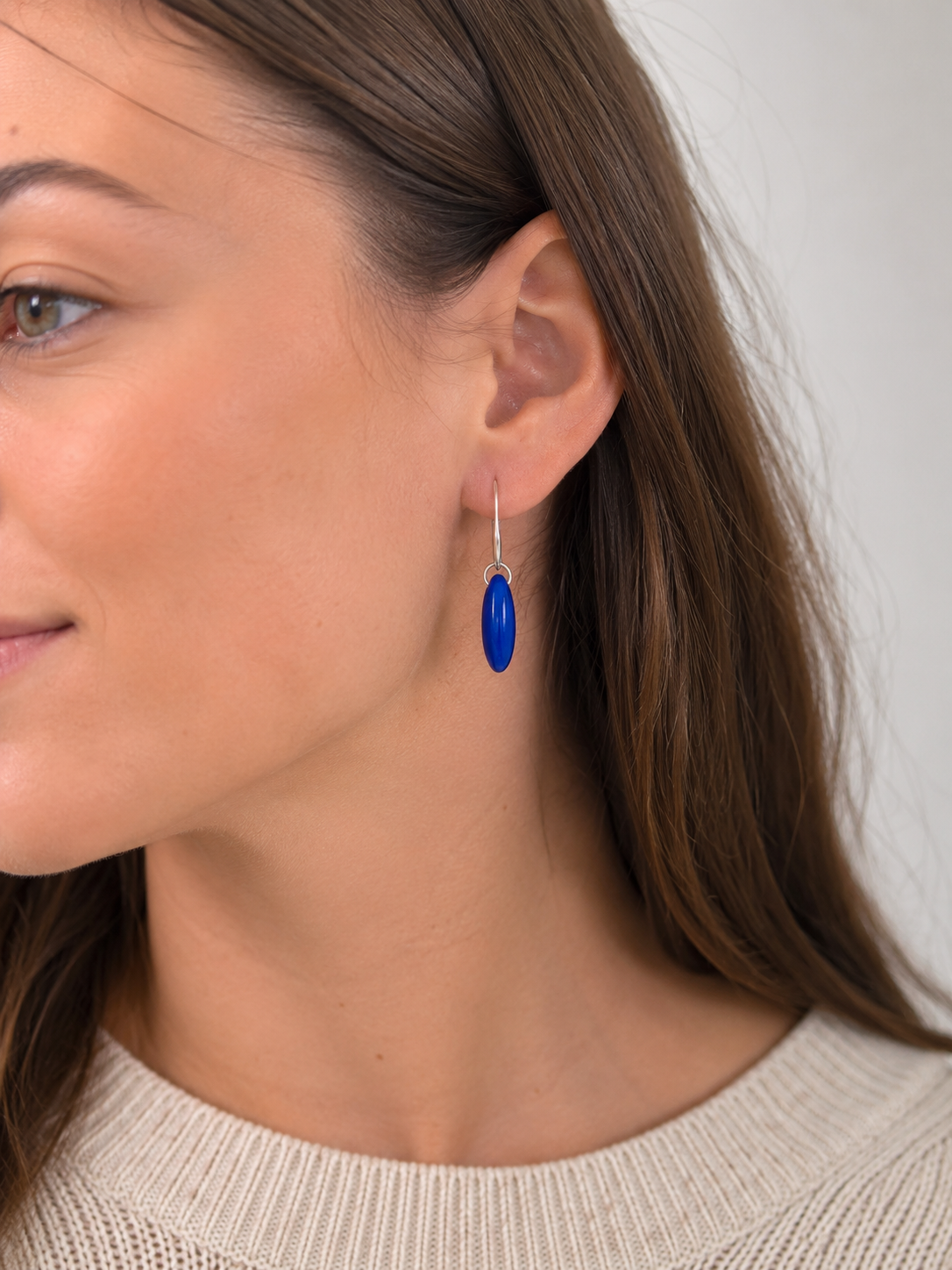 Boucles d'Oreilles - GOUTTE BLUE