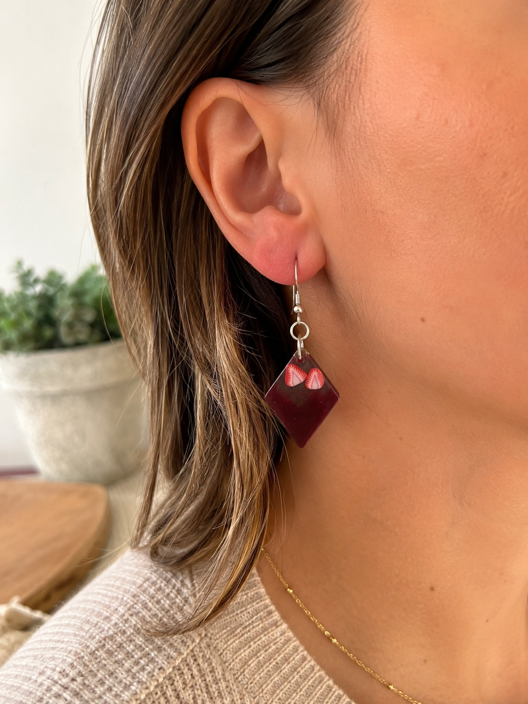 Boucles d'Oreilles - STRAWBERRY