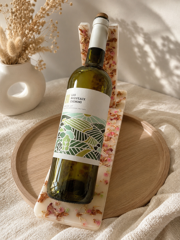Porte-bouteille Artisanal - FLORAL