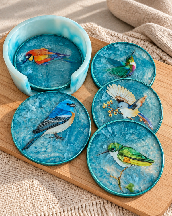 Set de dessous verres - OISEAUX