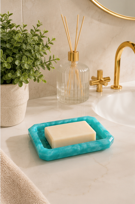 Porte savon Turquoise