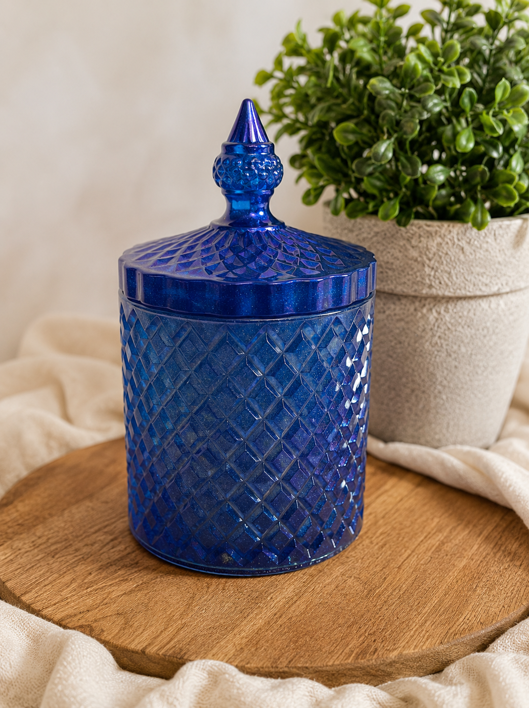 Boîte Crystal Bleu