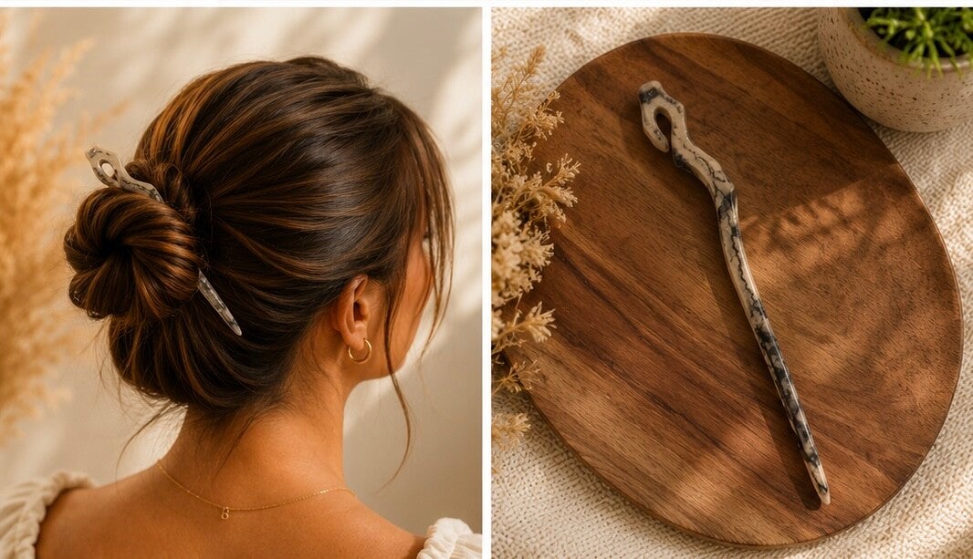 Baguette à Cheveux Artisanale - FUSION