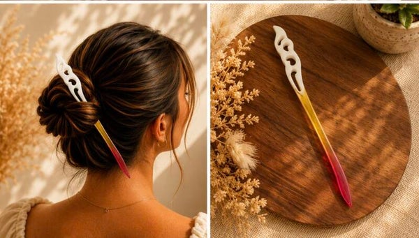 Baguette à Cheveux Artisanale - SOLAIRE