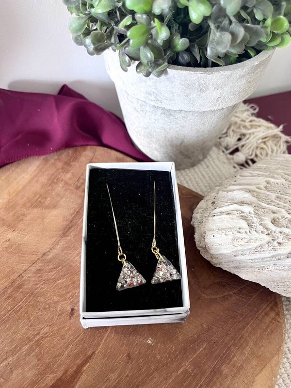 Boucles d'Oreilles - CRYSTALINE PENDANTE
