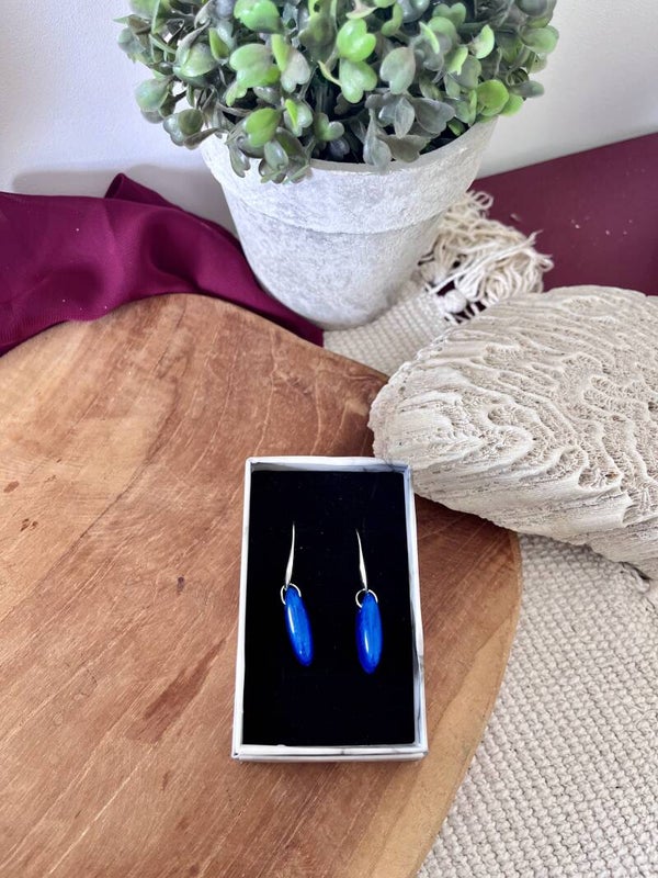 Boucles d'Oreilles - GOUTTE BLUE