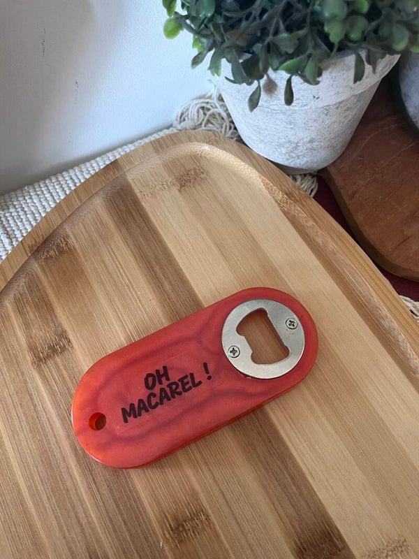 Décapsuleur «  Oh Macarel »