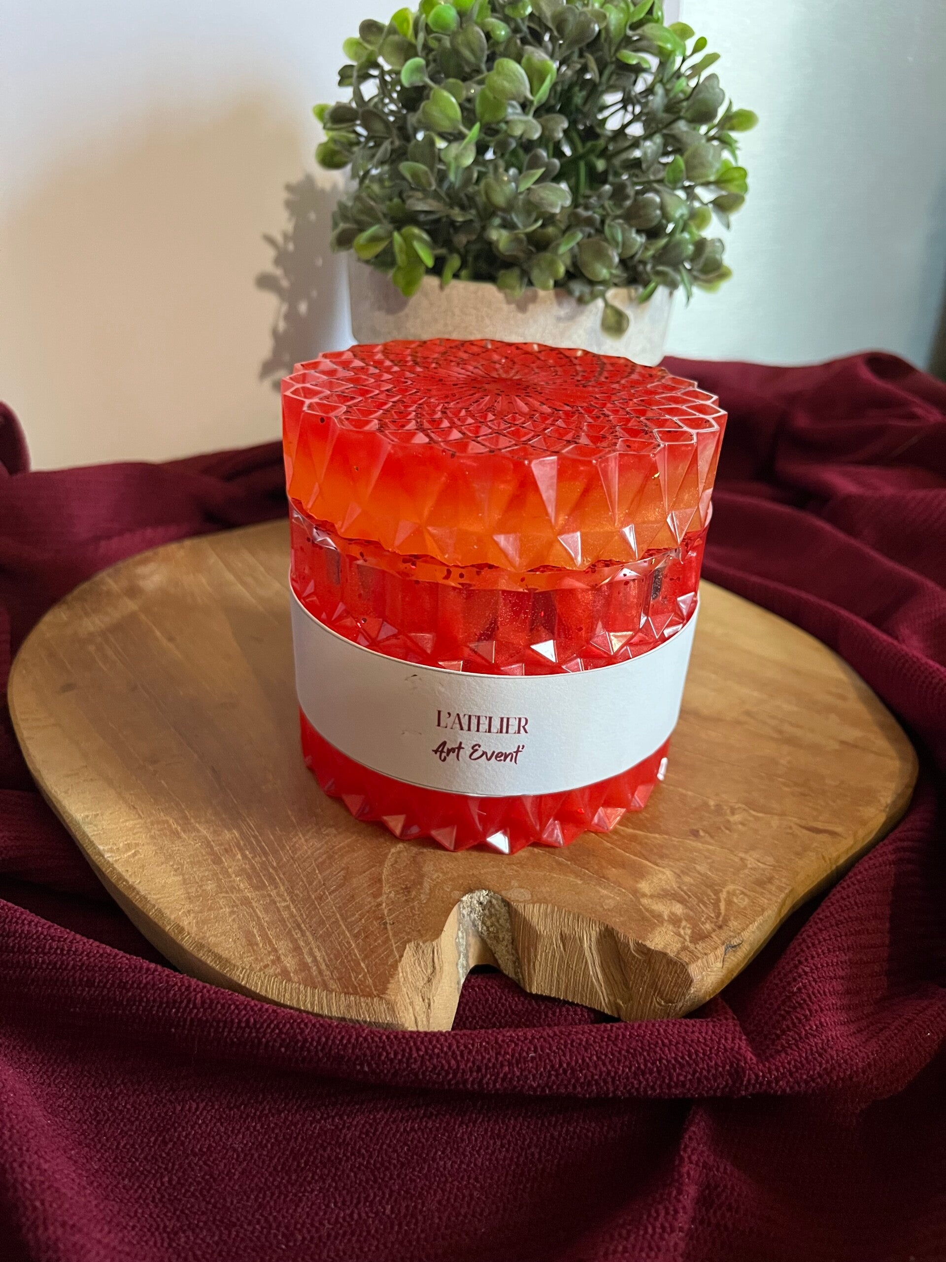 Boîte Crystal Rouge