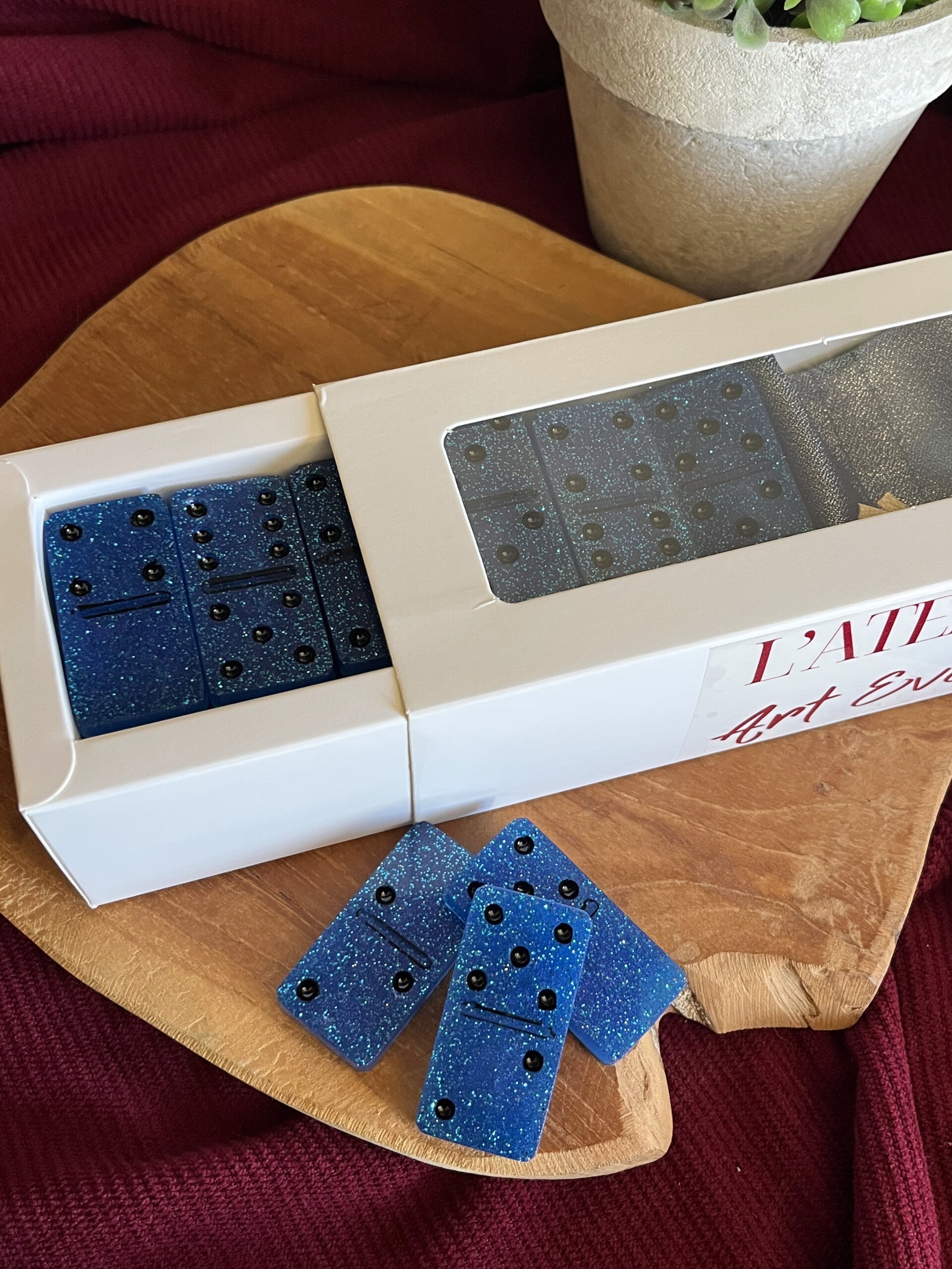 Jeu de Domino en résine
