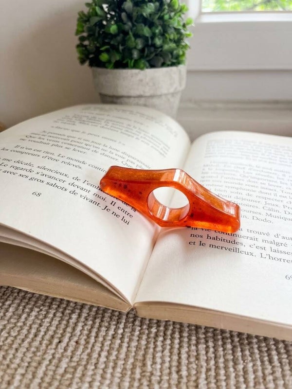 BAGUE DE LECTURE - ORANGE