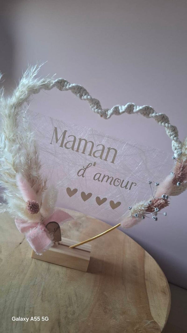 La décoration à poser macramé bohème