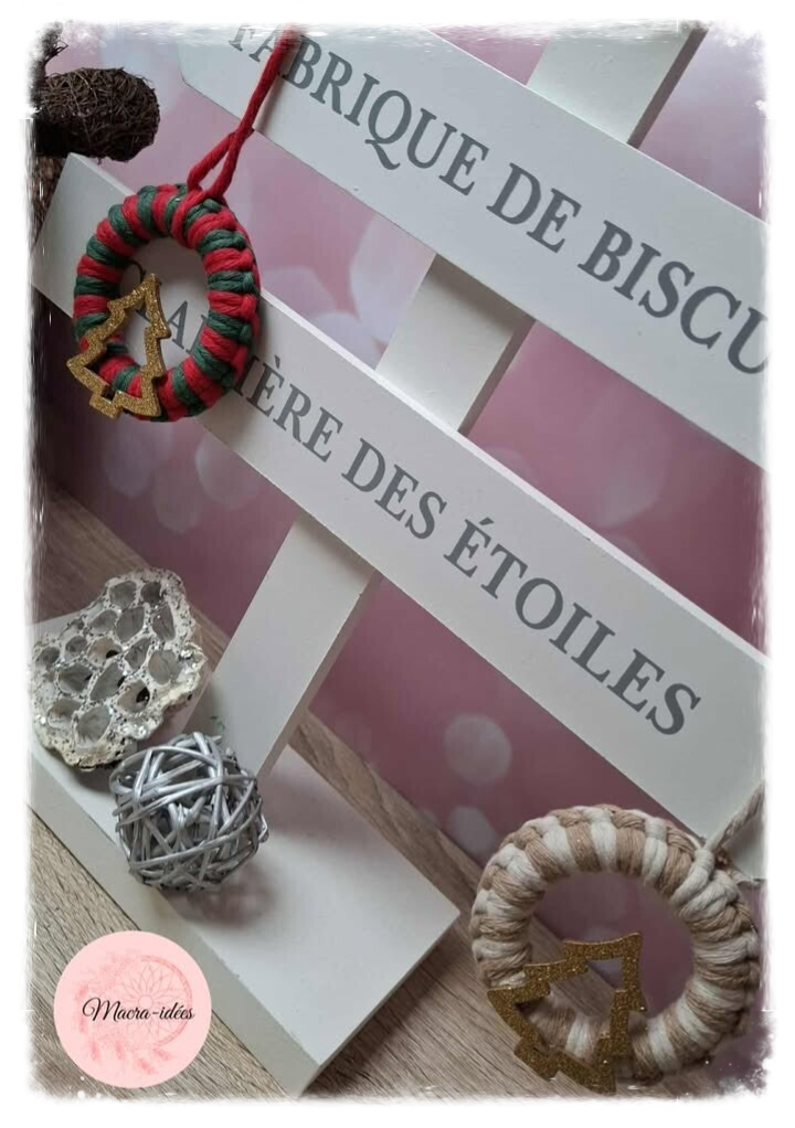 la mini couronne de Noël