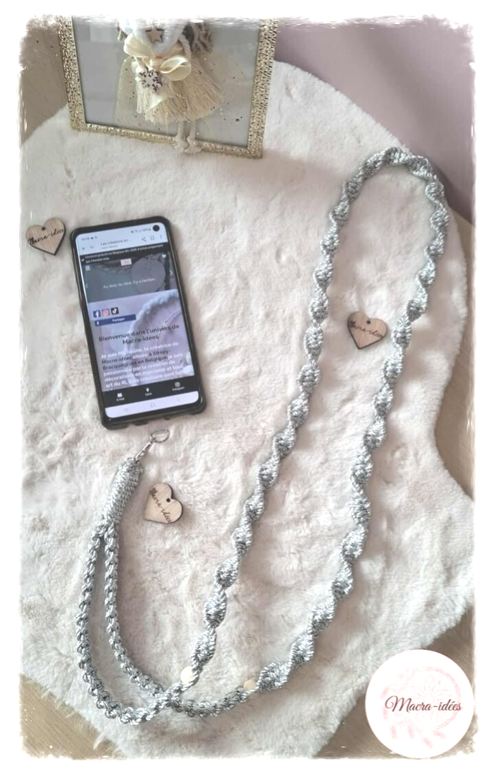 Lanière longue pour téléphone – Bohème & pratique