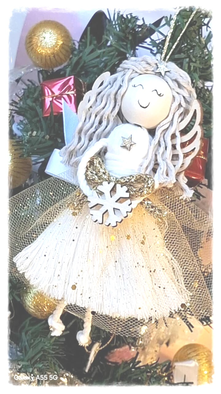 Stella – Petit ange bohème en macramé