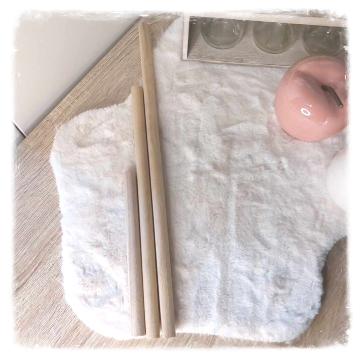 Bâton en bois pour macramé – Naturel & authentique
