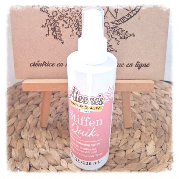 Spray durcisseur textile Aleene’s Stiffen Quik – Tenue & finitions parfaites