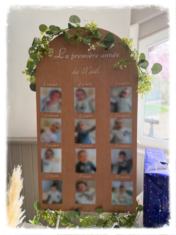 📸 Location panneau souvenir "Ma première année"