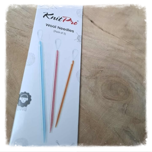 Aiguilles à laine avec boucle nylon – Assemblage & finitions faciles
