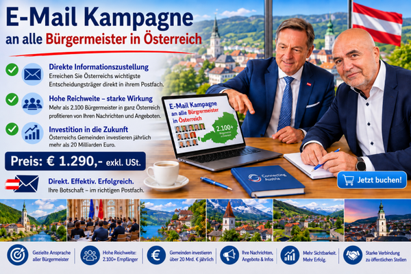 eMail Aussendung an alle österr. Bürgermeister