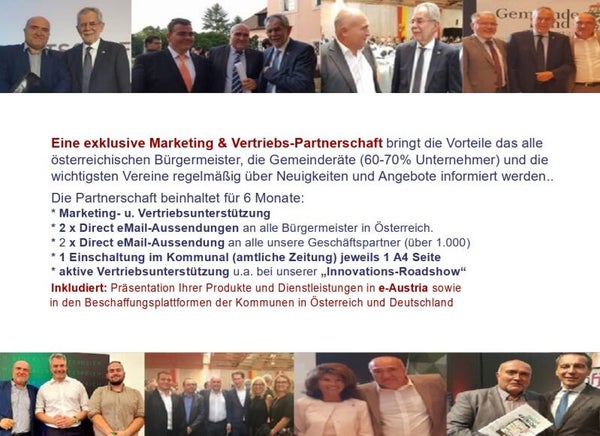 Exklusive Marketing- u. Vertriebsunterstützung