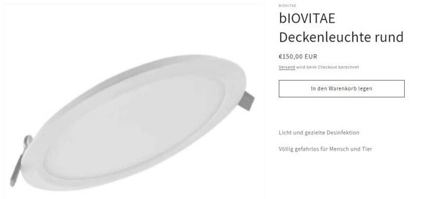 LED Deckenleuchte rund