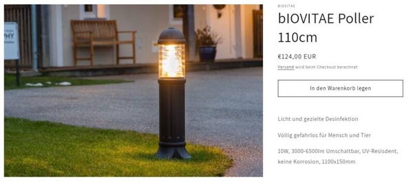 LED Poller 110cm