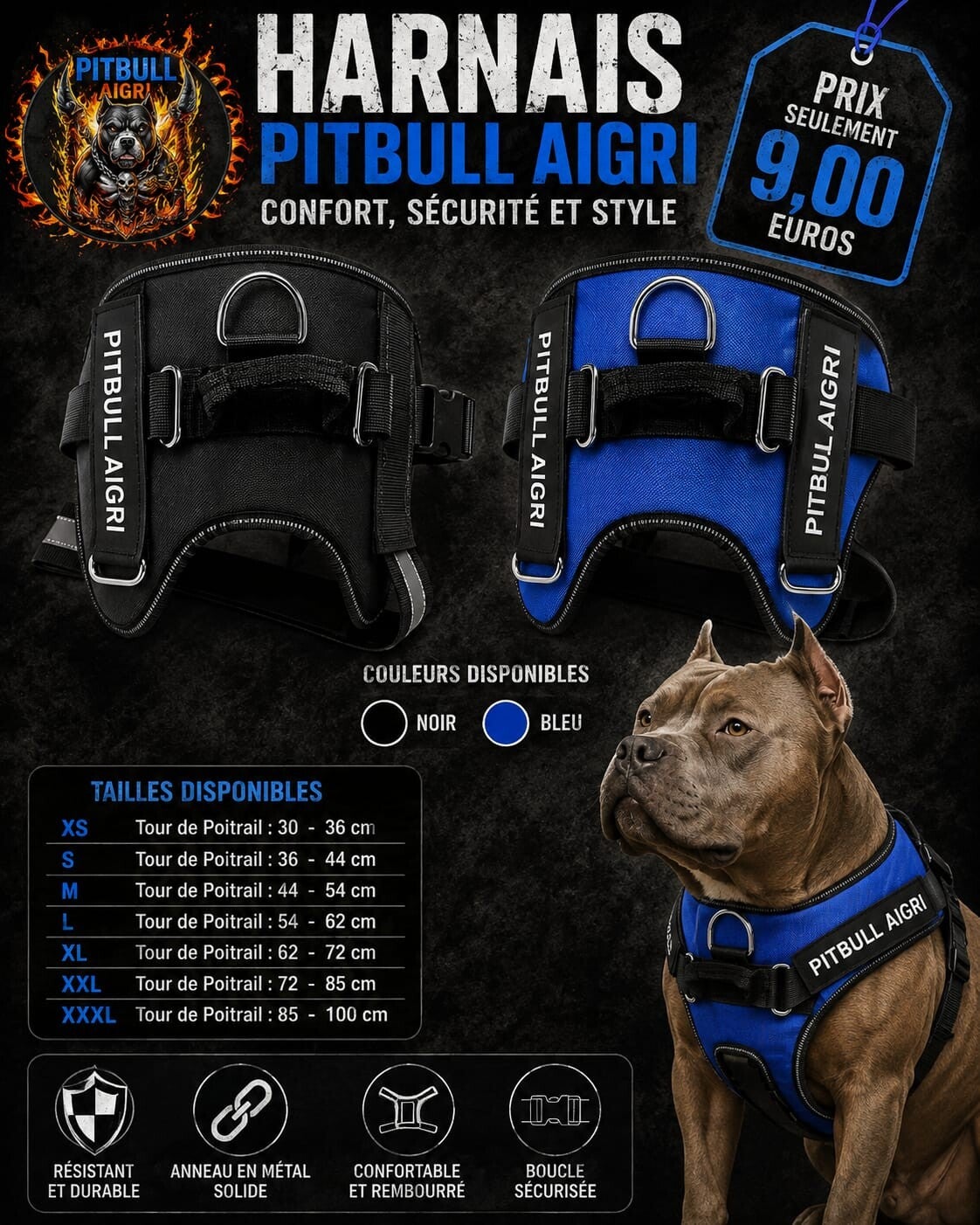 Harnais pour chien