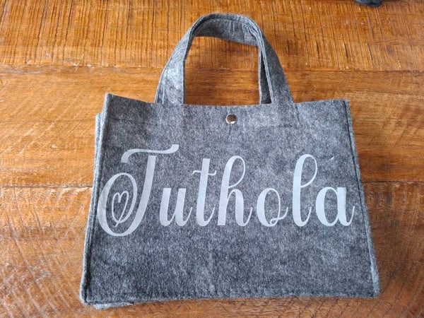 SALE mini vilten shopper | tuthola