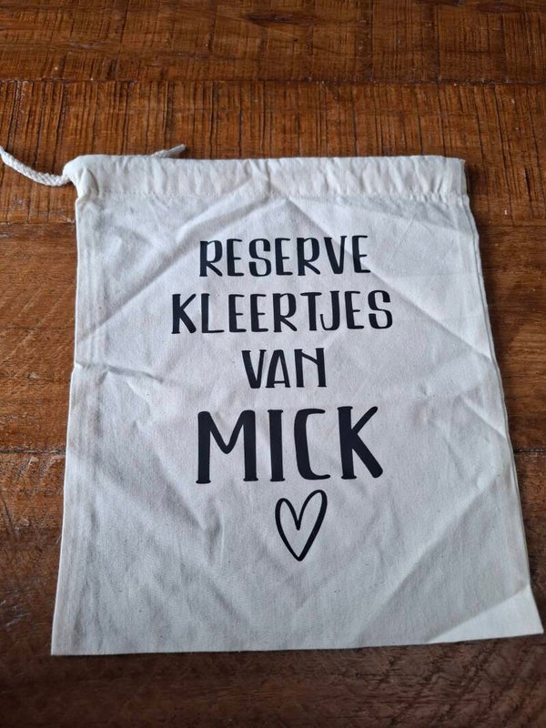 BEWAARZAKJE | RESERVEKLEERTJES VAN MICK