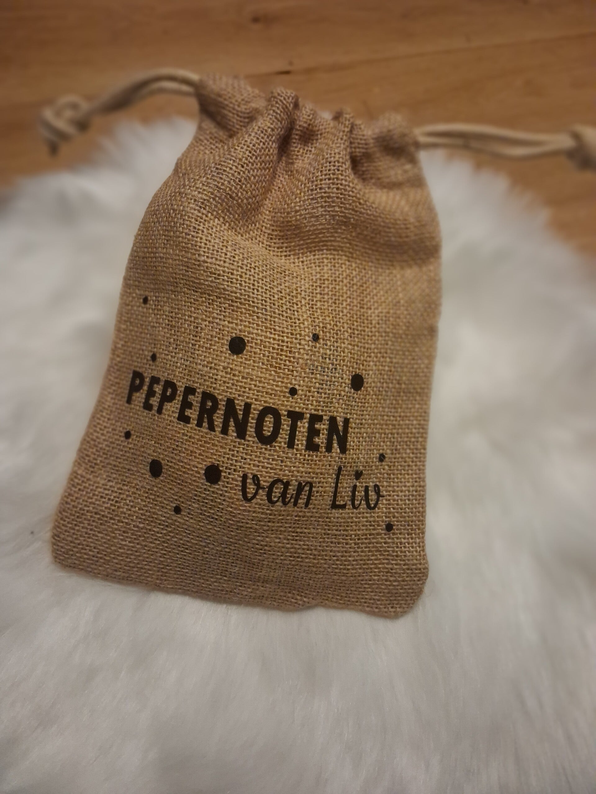 PEPERNOTEN ZAKJE MET NAAM