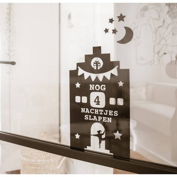 RAAMSTICKER | AFTELHUIS SINT