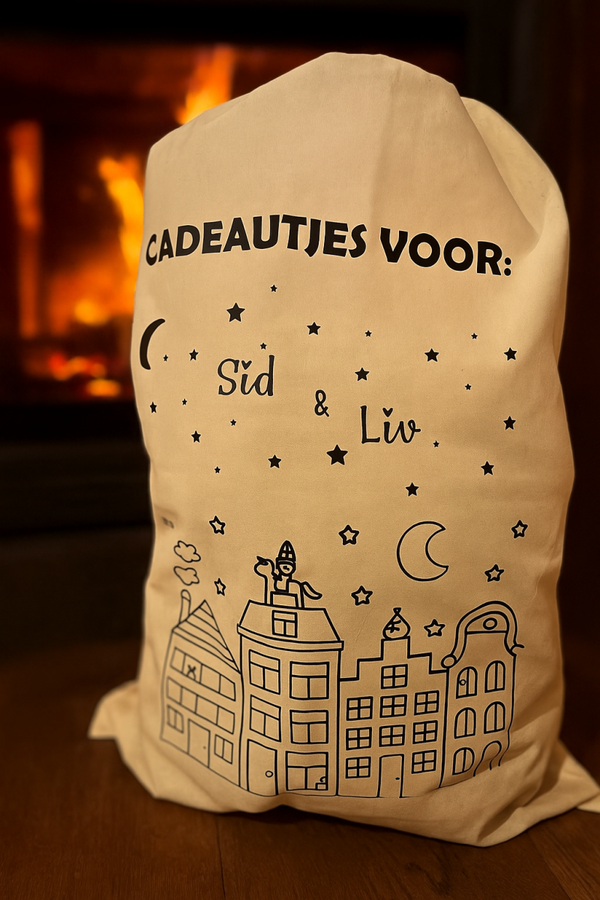 CADEAUZAK | SINTERKLAAS | MET NAAM