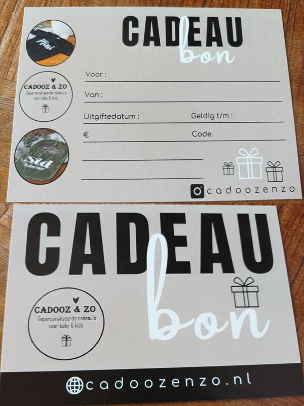 Cadeaubon €100