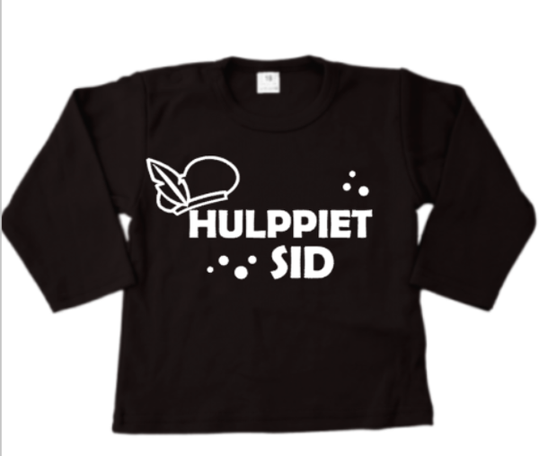 T SHIRT LANGE MOUW | HULPPIET MET NAAM EN MUTS